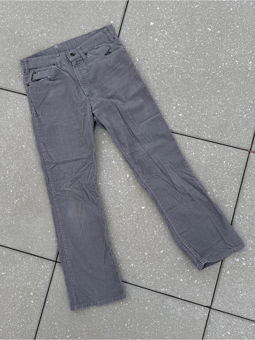 Grey Levi's White Tab corduroy pants